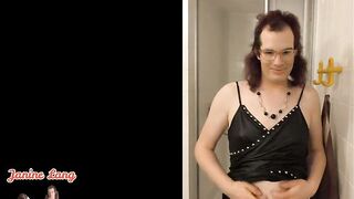 Showers in Leather Outfit