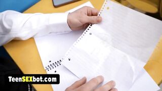 The sexiest doxies in school decided to bang the chess club president