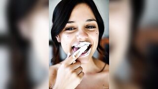 Wednesday addams playing with spunk