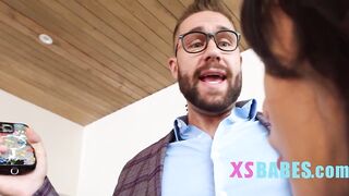 Stepdad Teaches Bratty Stepdaughter a Raunchy Lesson