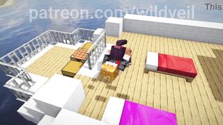 Bleach comics Yoruichi creampie Minecraft scene