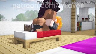 Bleach comics Yoruichi creampie Minecraft scene