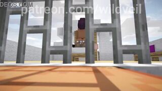 Bleach comics Yoruichi creampie Minecraft scene