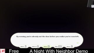 A Night With: Neighbour (Free Steam Demo Game) Visual Novel, 2D, Adult, Erotic, Anime, NSFW, Romance, Sandbox, game