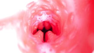 CAMERA INSIDE SNATCH: NEARLY CUM IN CUNT! MOST EXCELLENT Inward ASMR in 4K