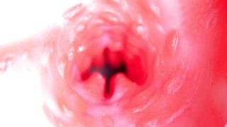 CAMERA INSIDE SNATCH: NEARLY CUM IN CUNT! MOST EXCELLENT Inward ASMR in 4K