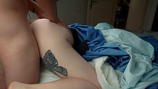 I Banged My Step Mama Stuck in Duvet Untill I Overspread Her Face