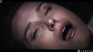 Lewd Vampire Lesbo - Breasty Latin babe Playgirl Titsucking Redhead During Intensive Gothic Sex