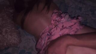 Saturday visit to the large-bootied single mamma, this babe's expecting for me out of pants