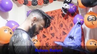 On Halloween night I ate the butt of a little witch cutie (FULL CLIP ON RED/SHEER)
