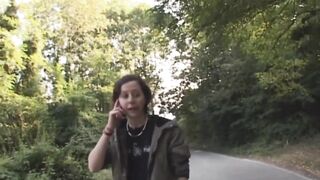 Virginal teenie finds out her wench stepmother banging with a stranger
