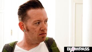 Lewd Getaway Alex Kane Devours Pal's Rigid Dong