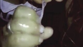 That babe sucks it and won't let go. This babe swallows it all, her throat full of cum that babe can't stop. That babe spits it out and keeps gagging, and swallowing cum!