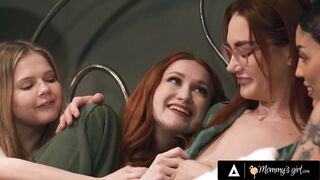 MAMA'S GAL - mother I'd like to fuck Siri Dahl Comforts Stepdaughter Scarlet Skies & BFFs Coco Lovelock & Vanessa Sky