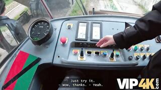 VIP4K. That babe Sold her Snatch to a stranger and Made her Boyfriend See