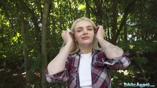 Public Agent Stranded Sexy Golden-haired Has Time For an Outdoor Screwing