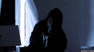 Adult Time - Shocked Brooklyn Gray Catches Panty-sniffing & Demands His Cum as Payback