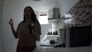 Morning Surprise, Waking Him Up with Kisses Beneath the Sheets