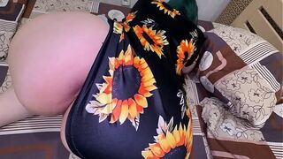 The stepmom called her stepson into daybed and showed him anything