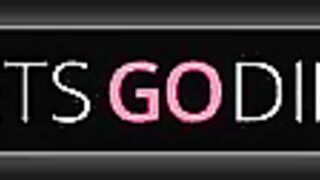 Blond gal enjoys sucking a giant dick on the floor to a spunk flow