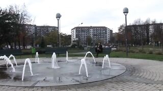 Hawt bushy aged in ebony nylons drilled like a floozy by younger hunk