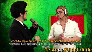 That guy Quit Work and Went to Bang the Hawt Brunette hair