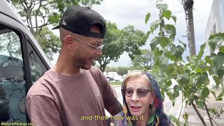 Tattooed 81 Years Old Granny Picked up for Anal