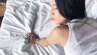 THAT BABE SCREAMED - Breasty Large Breasts Latin chick 18yo Ass fucking in Coarse POV