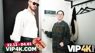 VIP4K. Virgin Bookworm Gets Her 1st Real Sex Lesson