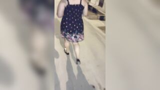 OLDER WOMAN IN PETTICOAT GIVES ME HER UNDERCLOTHING