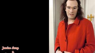 Showering and shaving with a coat and co.