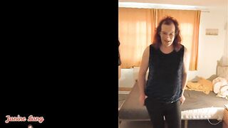 Janine disrobes for u