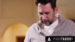 PURE TABOO Leashed Aria Sloane Need to OBEY Taskmaster Pervert Stepdad To Get What That babe Wishes