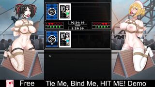 Tie Me, Bind Me, HIT ME! [Demo] (Free Steam Demo Game) Card Game, Adventure, 2D, Adult, s&m, servitude, Eroge, Erotic, Female Protagonist, Manga, NSFW