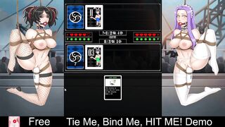 Tie Me, Bind Me, HIT ME! [Demo] (Free Steam Demo Game) Card Game, Adventure, 2D, Adult, s&m, servitude, Eroge, Erotic, Female Protagonist, Manga, NSFW