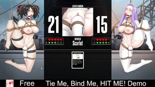 Tie Me, Bind Me, HIT ME! [Demo] (Free Steam Demo Game) Card Game, Adventure, 2D, Adult, s&m, servitude, Eroge, Erotic, Female Protagonist, Manga, NSFW