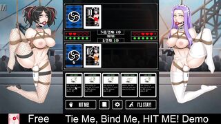 Tie Me, Bind Me, HIT ME! [Demo] (Free Steam Demo Game) Card Game, Adventure, 2D, Adult, s&m, servitude, Eroge, Erotic, Female Protagonist, Manga, NSFW