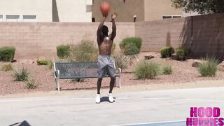 Skinny thick Pinky cruises the hood for that BBC