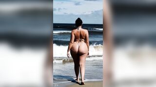 Massive butt thick gals walking - compilation 5 [AI]