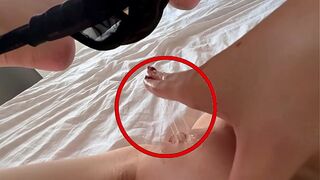 Virgin gal 1st time masturbating at her parents' abode! POV Climax