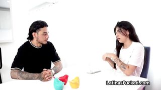 Large dicking the spicy Lalin girl neighbour during the time that all moist