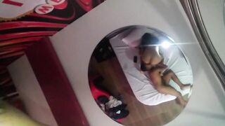 Carry screw with my lover in the hotel until this guy cums inside me