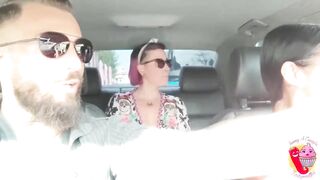 Trio in the car