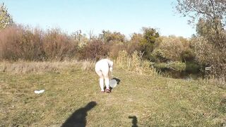 Autumn Sport. Cute mother I'd like to fuck older Hot Frina undresses in nature's garb and learns play badbinton with lover. Bare in public Publicly Outdoors Outside. Large butt Booty Ideal breasts Large natural bazookas Vagina Doggy Style
