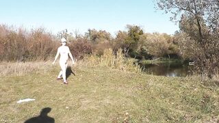 Autumn Sport. Cute mother I'd like to fuck older Hot Frina undresses in nature's garb and learns play badbinton with lover. Bare in public Publicly Outdoors Outside. Large butt Booty Ideal breasts Large natural bazookas Vagina Doggy Style