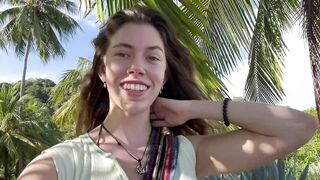 Youthful Whore Gets Caught Sneaking Away From Family Vacation To Masturbate in Public in Costa Rica