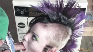 Alternative honey in fishnet hose enjoys fbutt slaming in advance of carpet munch and hard penetration