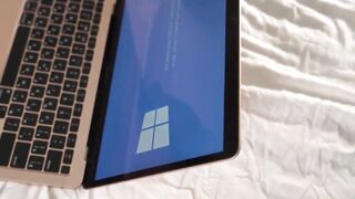 I caught her during the time that that babe was licking own twat