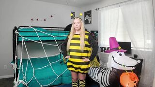 PAWG Blond Takes Dong Behind The Scenes - Kallie Taylor