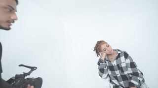 Lewd colombian model screwed during photoshoot
